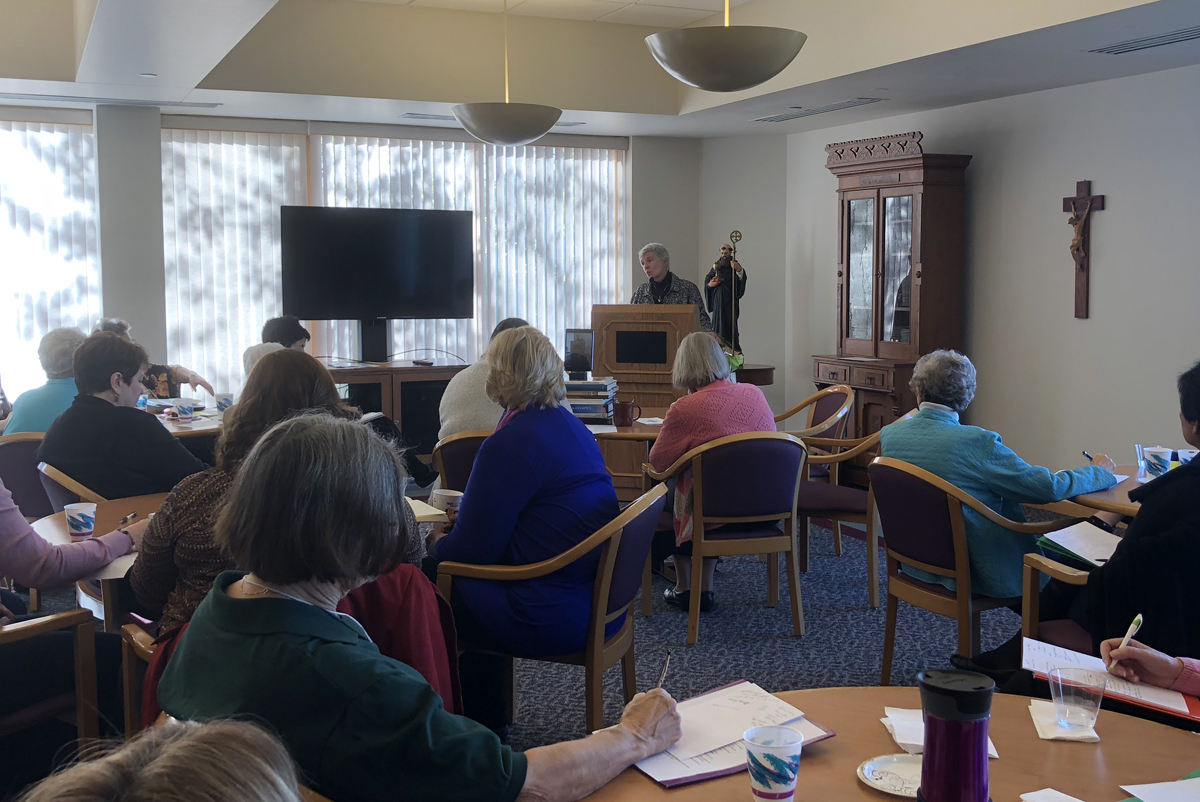 Sister Michaela Hedican OSB Speaks to Oblates